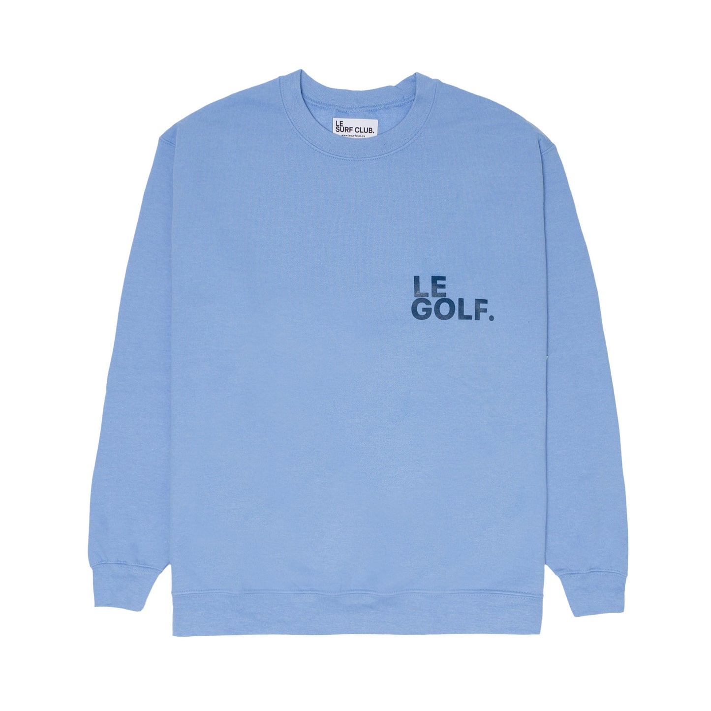 Le Golf Sweatshirt ( Light Blue / SML Navy Logo)