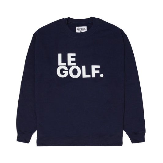 Le Golf Sweatshirt ( Navy Blue / LRG White Logo)