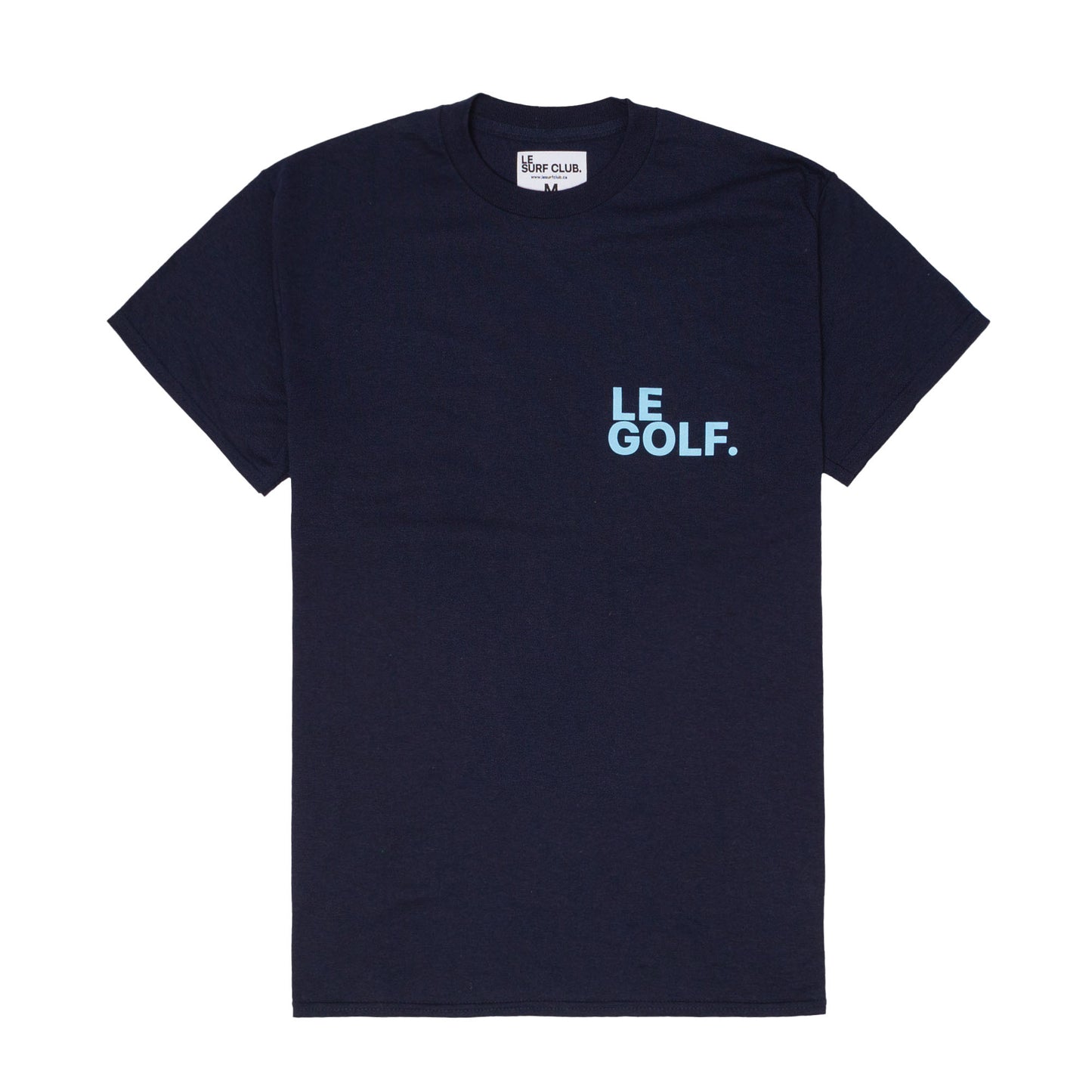 Le Golf T-shirt ( Navy Blue / SML Lt Blue Logo)