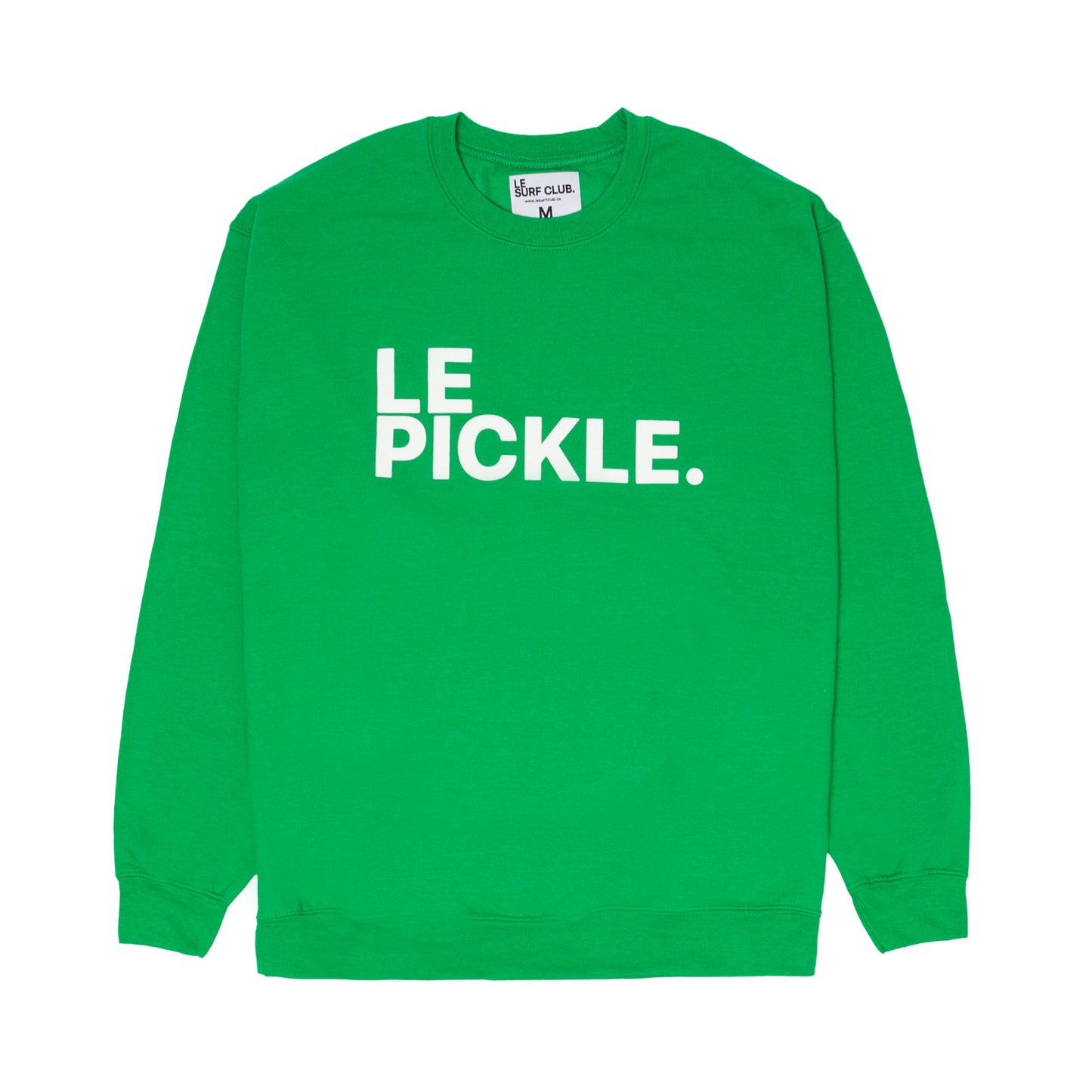 Le Pickle Sweatshirt ( Kelly Green / LRG White Logo)