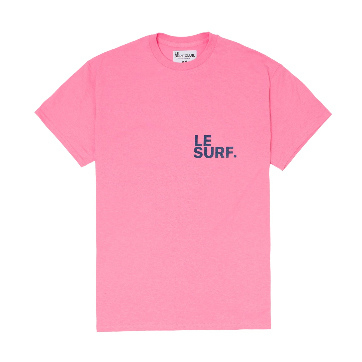 Le Surf T-shirt ( Pink / LRG Navy Logo)