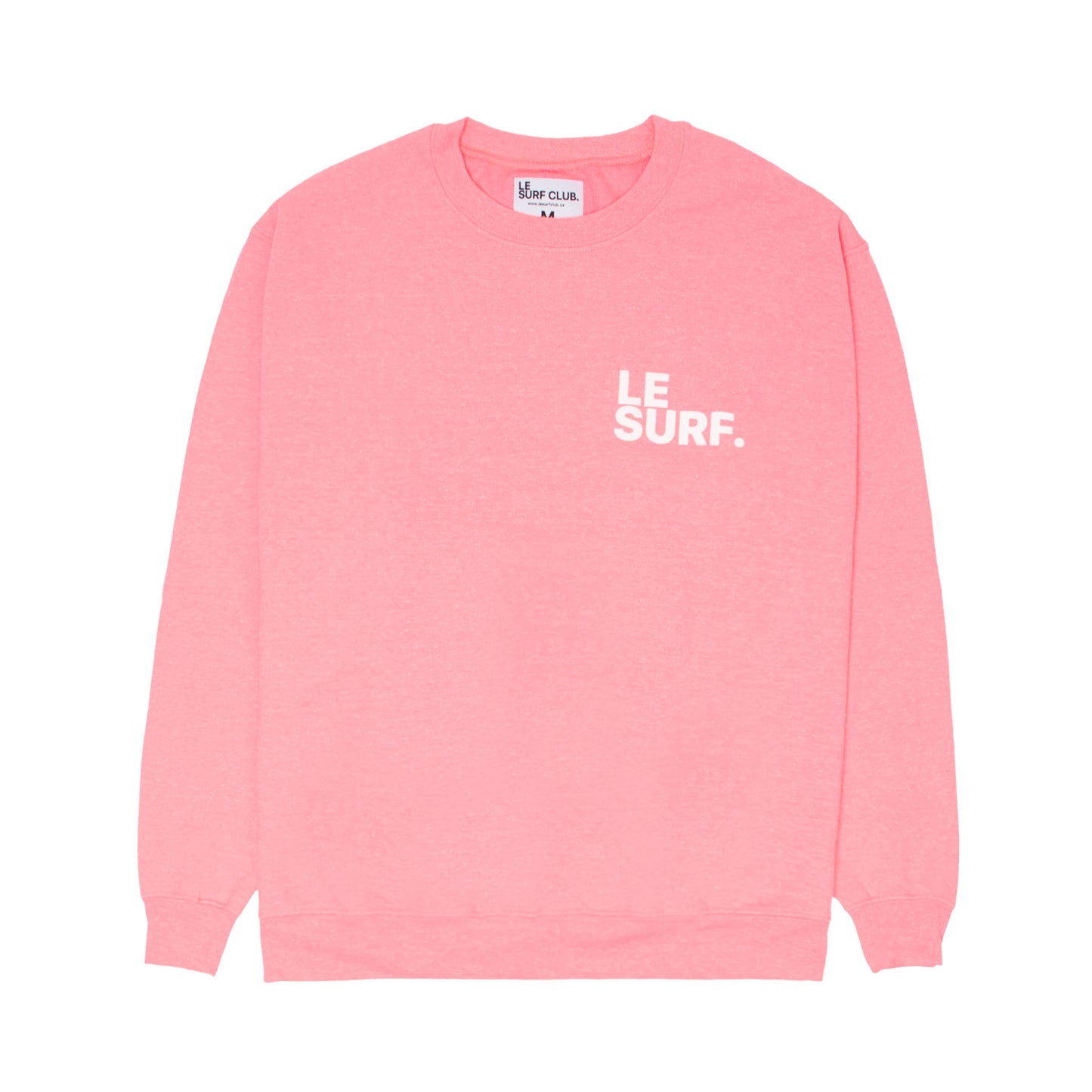 Le Surf Sweatshirt ( Neon Pink / LRG White Logo )