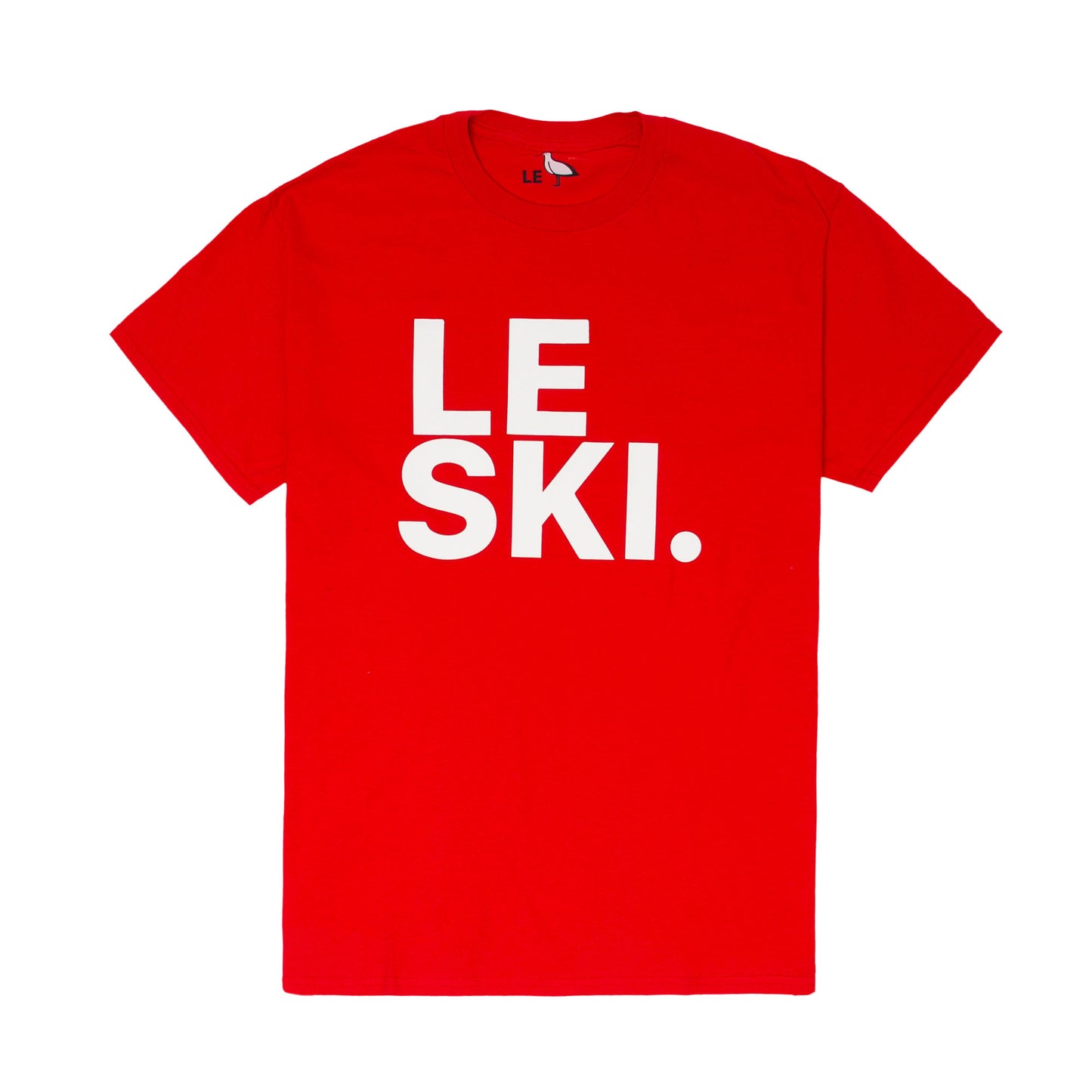Le Ski T-shirt ( Red / LRG White Logo)