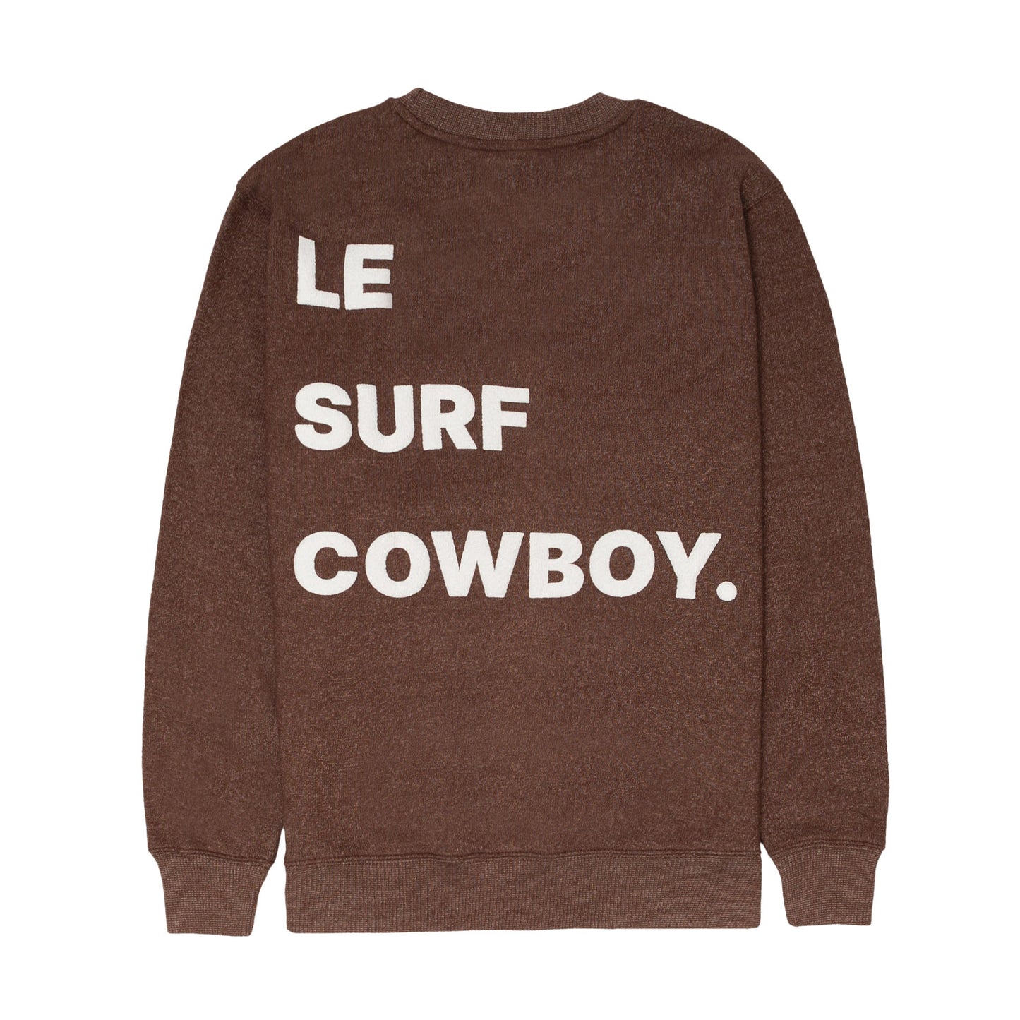 Le Surf Cowboy Sweatshirt ( Brown / LRG White Logo)