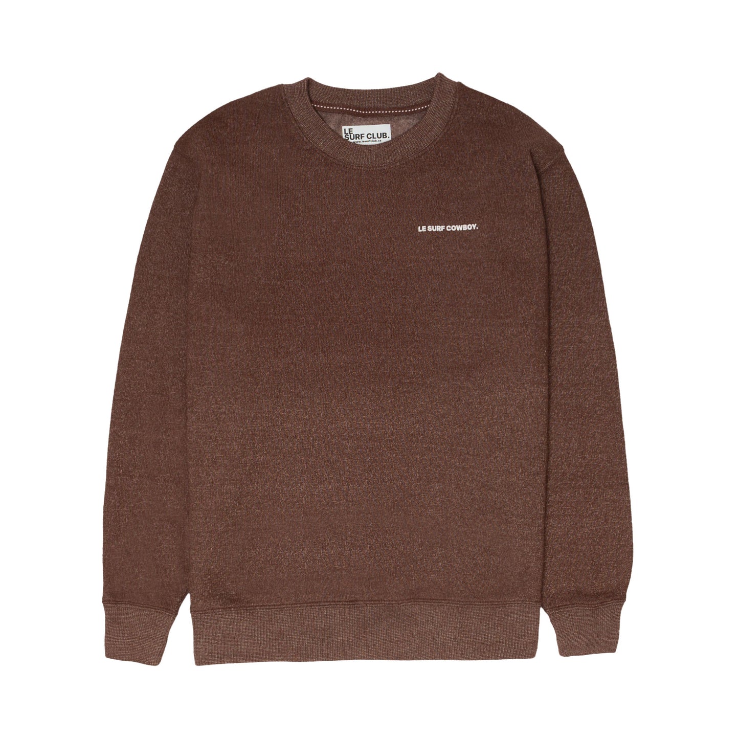 Le Surf Cowboy Sweatshirt ( Brown / LRG White Logo)