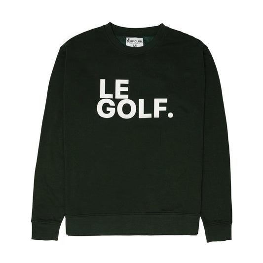 Le Golf Sweatshirt ( Hunter Green / LRG White Logo)