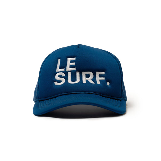 Le Surf Hat Foam Round Brim Snapback ( Pink / LRG Red Logo)