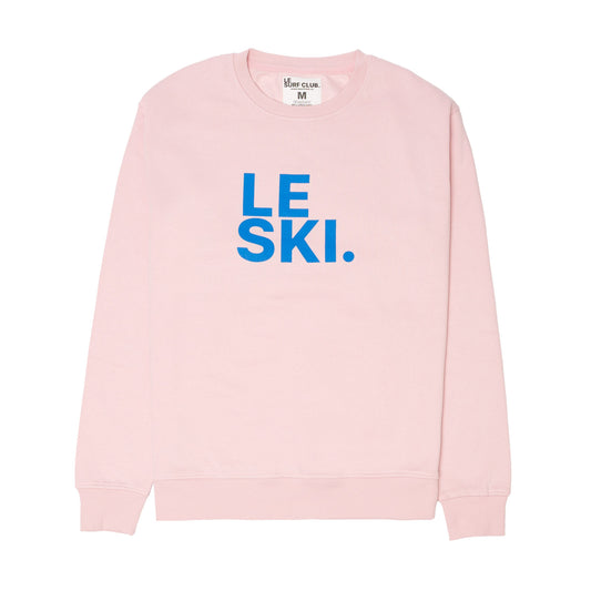 Le Ski Sweatshirt ( Pink / LRG Royal Blue  Logo)