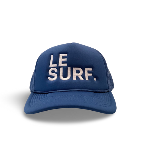 Le Surf Hat Foam Round Brim Snapback ( Royal Blue / LRG White Logo)