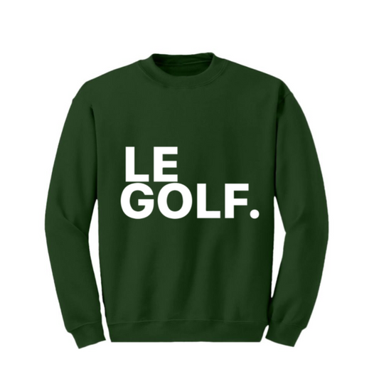 Le Golf Sweatshirt ( Hunter Green / LRG White Logo)