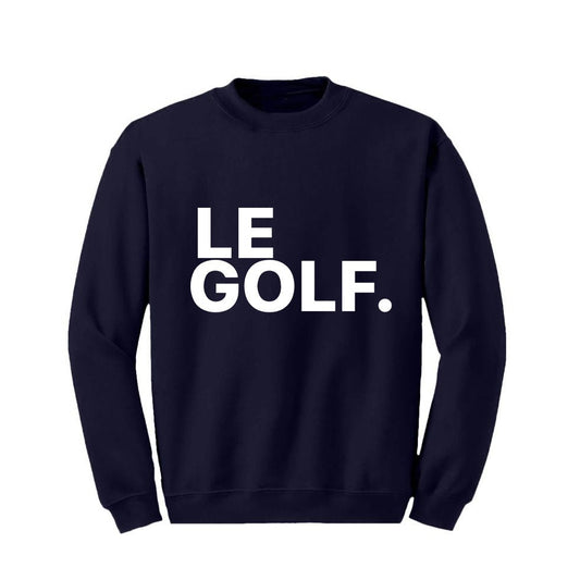 Le Golf Sweatshirt ( Navy Blue / LRG White Logo)