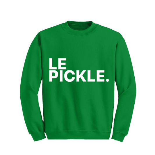 Le Pickle Sweatshirt ( Kelly Green / LRG White Logo)