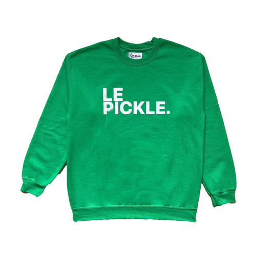 Le Pickle Sweatshirt ( Kelly Green / LRG White Logo)