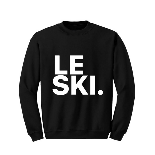 Le Ski Sweatshirt ( Black / LRG White Logo)