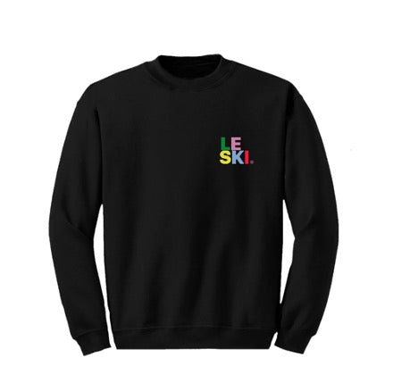 Le Ski Sweatshirt ( Black / SML Multi Logo)