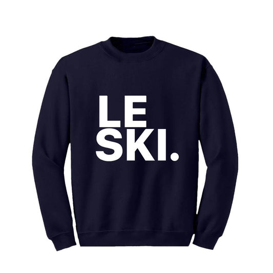 Le Ski Sweatshirt ( Navy Blue / LRG White Logo)