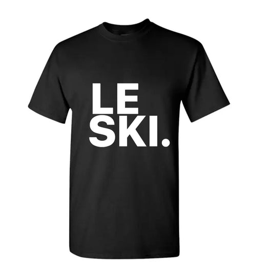 Le Ski T-shirt ( Black / LRG White Logo)
