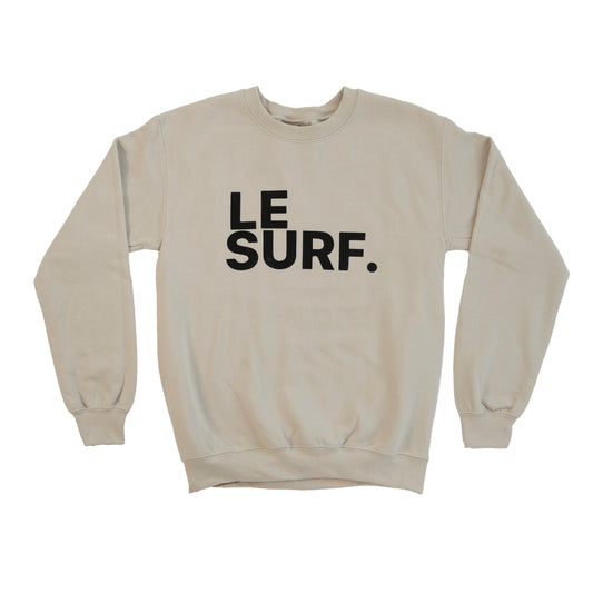 Le Surf Sweatshirt ( Tan / LRG Black Logo)