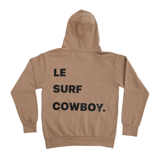 Le Surf Cowboy Hoodie ( Caramel / LRG Black Logo)