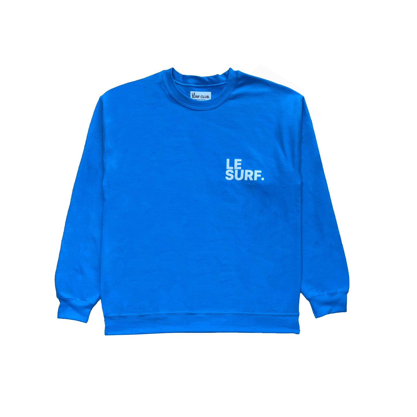 Le Surf Sweatshirt ( Neon Blue / LRG White Logo )