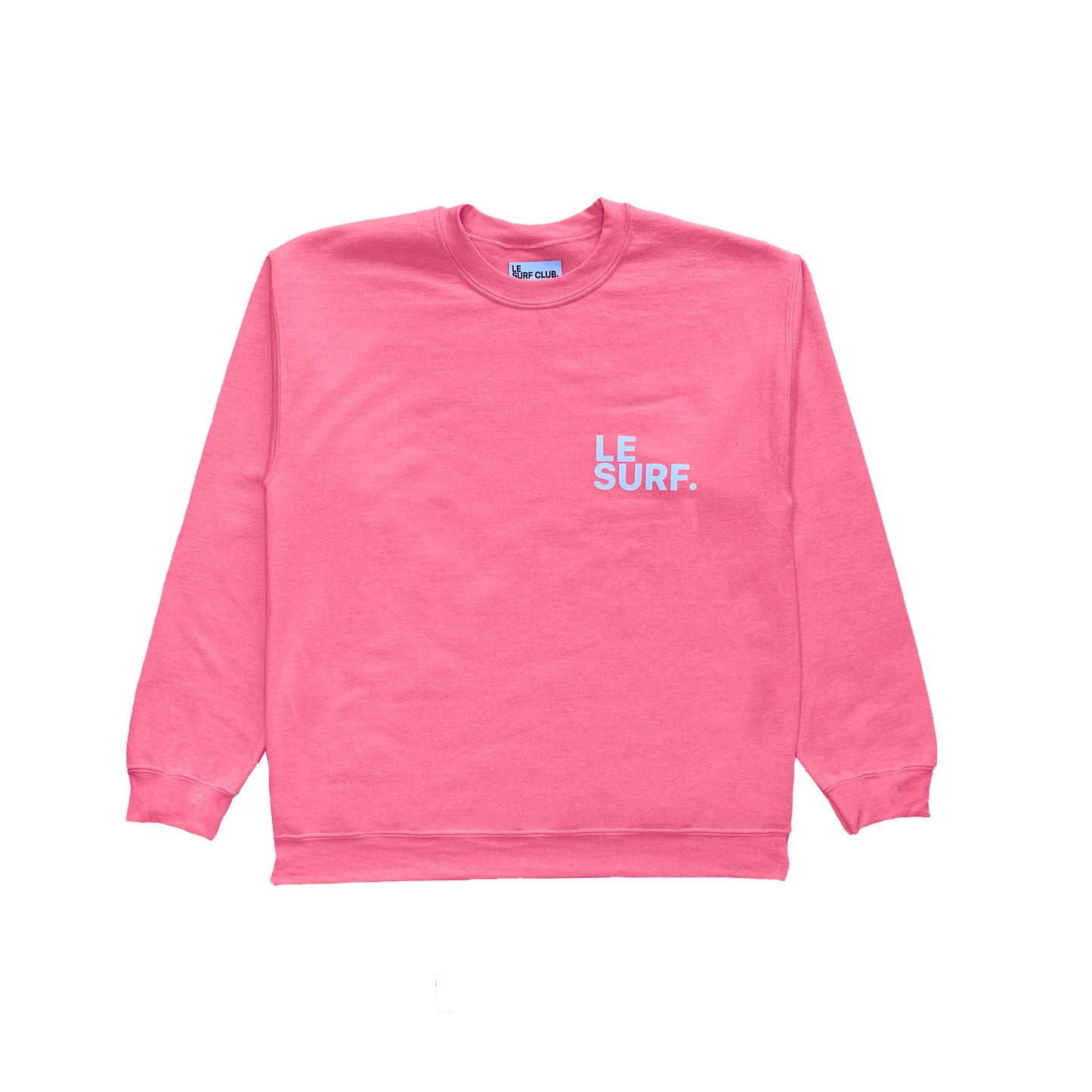 Le Surf Sweatshirt ( Neon Pink / LRG White Logo )