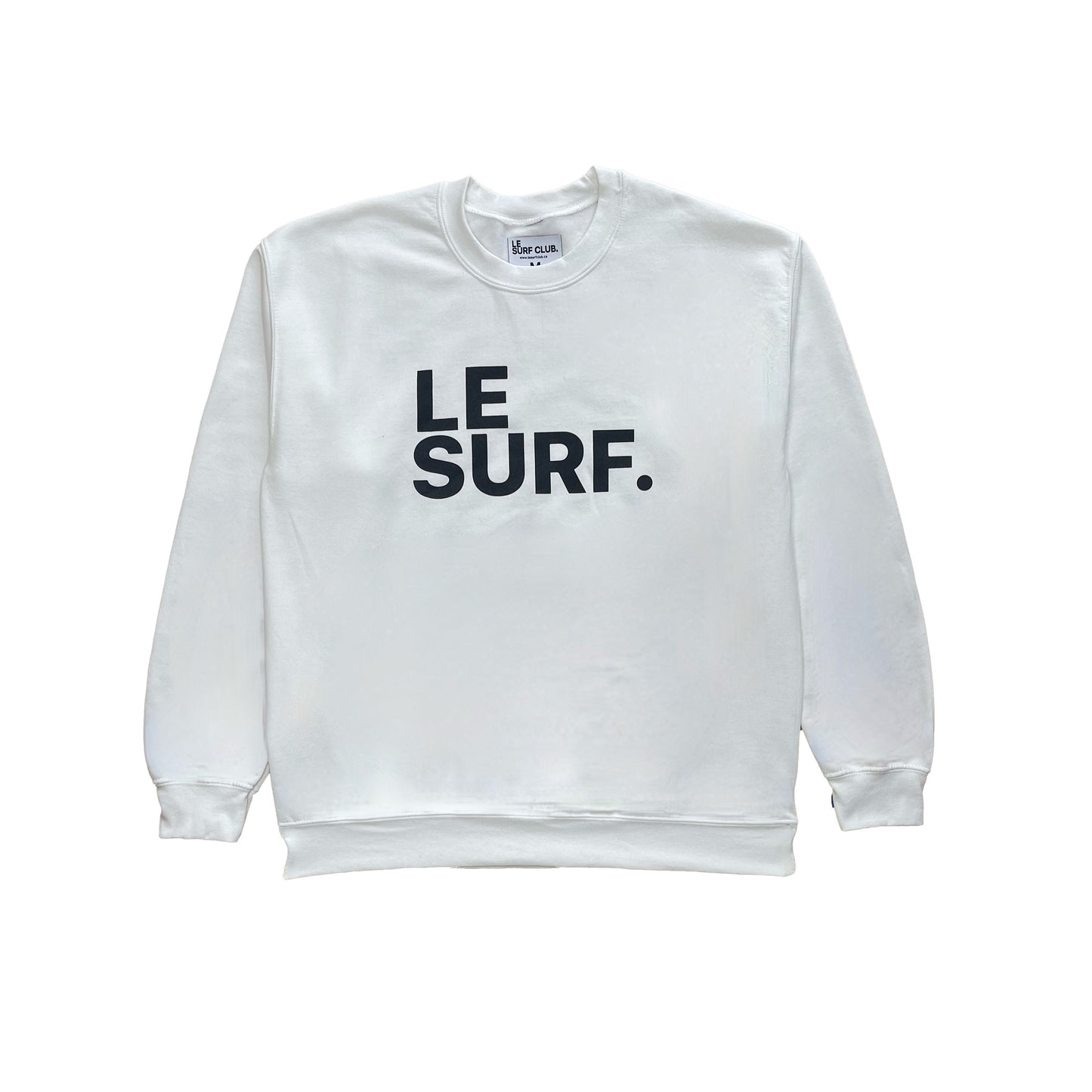 Le Surf Sweatshirt ( White / LRG Black Logo)