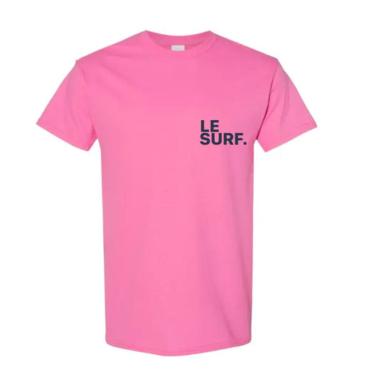 Le Surf T-shirt ( Pink / LRG Navy Logo)