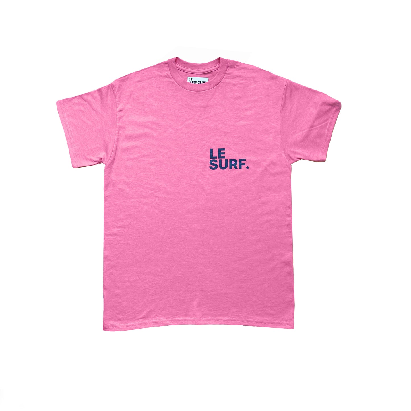 Le Surf T-shirt ( Pink / LRG Navy Logo)